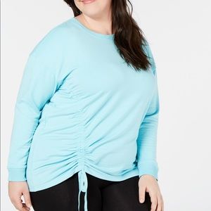 Ideology plus size ruched side top. NWT